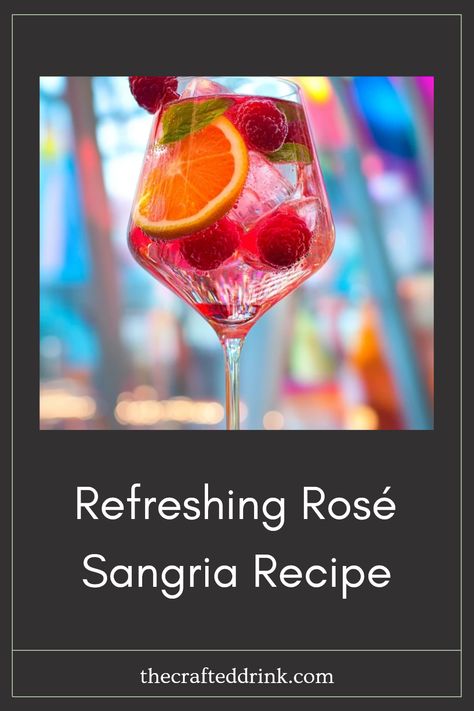 A colorful pitcher of refreshing Rosé Sangria with vibrant berries and slices of citrus, perfect for summer gatherings utilizing 1 image. Peach Sangria Recipes Easy, Summer Berry Sangria, Peach Sangria Recipes, Fruit Tartlets, Rosé Sangria, Picnic Parties, Easy Sangria Recipes, Berry Sangria, Rose Sangria