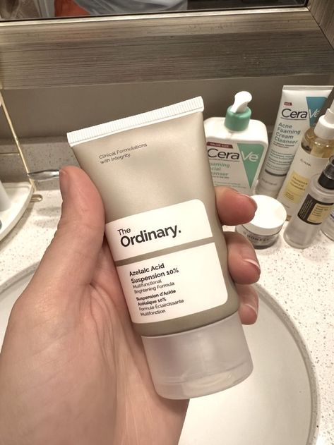 this is a new one for me! from the trusty brand, the ordinary, this azelaic acid suspension is formulated well and is meant to even the skin tone as well as kill acne causing bacteria - I recommend trying this! get it at amazon! https://amzn.to/3USeKlh Azelaic Acid The Ordinary, Skincare Musthaves, Azelaic Acid Benefits, Azelaic Acid Routine, Salycilic Acid Ordinary, Azaleic Acid, The Ordinary Salicylic Acid 2% Solution, The Ordinary Salicylic Acid 2% Anhydrous Solution, Pm Skincare