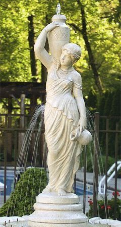 Athena Statue, Garden Statues For Sale, Grecian Women, White Statue, England Garden, New England Garden, Roman Statue, Classic Sculpture, Greek Statues