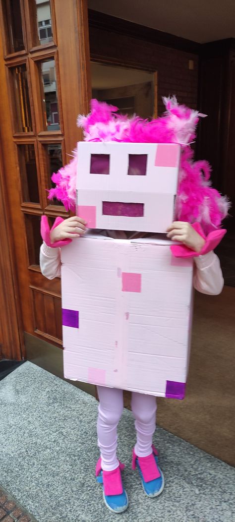 Axolotl Costume, Diy Costumes For Boys, Minecraft Axolotl, Book Week Ideas, Minecraft Costumes, Pumpkin Projects, Book Week, Trunk Or Treat, Diy Costumes