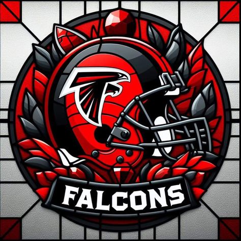 Atlanta Falcons Art, Falcon Drawing, Atl Falcons, Atlanta Falcons Logo, Atlanta Falcons Football, Falcons Football, Art Football, Sports Teams, Atlanta Falcons