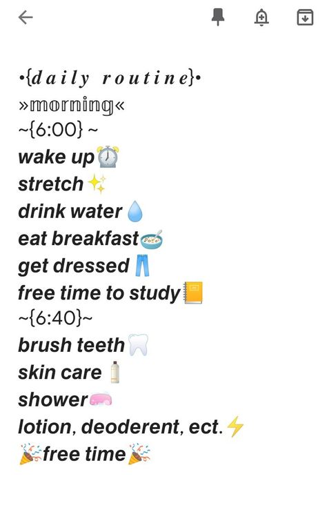 Things To Do In The Morning, Daily Bullet Journal, School Routine For Teens, Shower Lotion, Channel Ideas, School Morning, Morning Beauty Routine, School Routine, Routine Ideas