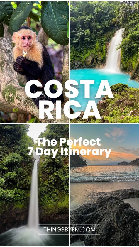 7 Days in Costa Rica Visiting Costa Rica, Costa Rica Itinerary, Costa Rica With Kids, 7 Day Itinerary, Home Things, Spring Break Destinations, Visit Costa Rica, Costa Rica Vacation, Family Of Five