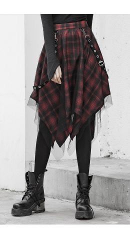 Punk Outfits Skirt, Punk Outfits For Women Gothic Clothing, Cool Goth Outfits, Skirt Punk Outfit, Modern Punk Fashion Woman, Rock Punk Outfit, Punk Skirt Outfit, Punk Rock Outfits For Women, Casual Punk Outfits