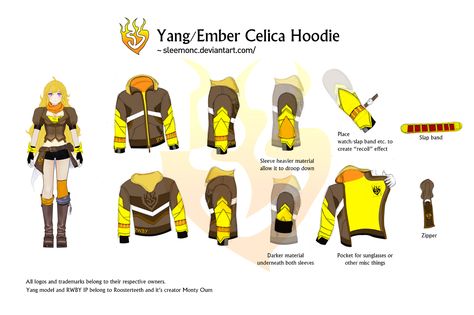 Hoodie based on the character Yang Xiao Long from the web-series RWBY Ember Celica, Gambol Shroud, Beacon Academy, Rwby Yang, Rwby Funny, Rwby Memes, Hoodie Images, Red Like Roses, Rose Hoodie