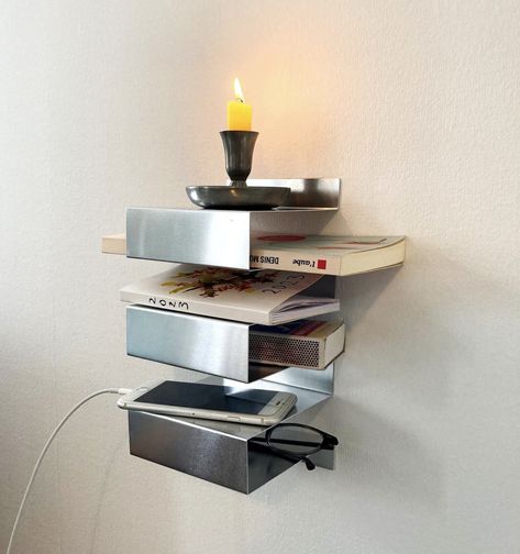 Aluminum Shelves, Apartment Aesthetic, Cool Apartments, Apartment Inspiration, Metal Shelves, Interior Inspo, 인테리어 디자인, Room Makeover, Home Deco