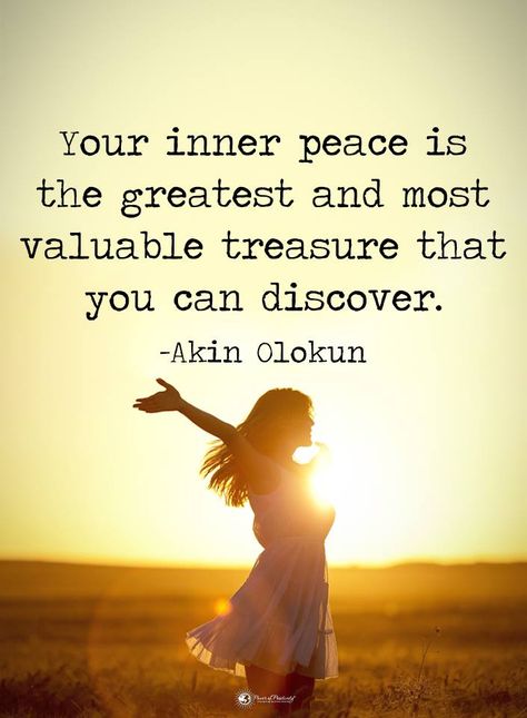 Your inner peace is the greatest & most valuable that you can discover. ~Akin Olokun How To Lower Cortisol, Lower Cortisol Levels, Healthy Lifestyle Quotes, Inner Peace Quotes, Peace Quotes, Power Of Positivity, Positive Words, Inspiring Quotes About Life, Soul Food