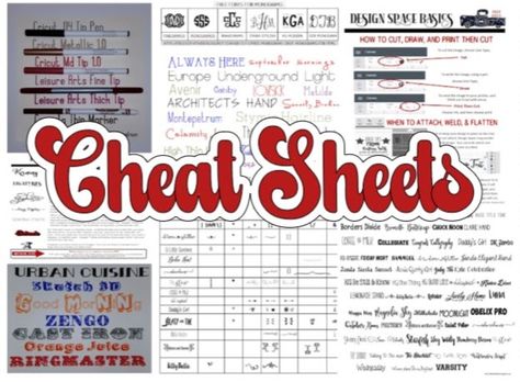 Circuit Cheat Sheet, Cricut Cheat Sheets Free Pdf, Cricut Cheat Sheets Free Printable, Cricut Fonts Cheat Sheet, Cricut Cheat Sheets Free, Hello Honey Font Cheat Sheet, Never Split The Difference Cheat Sheet, Cricut Access Fonts Cheat Sheet, Cricut Expression Projects