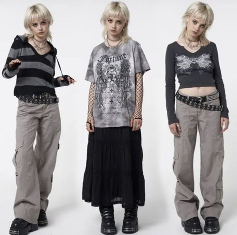 Acubi Grunge Aesthetic, 2000s Fashion Outfits Grunge, 2000s Japanese Fashion Y2k, Japanese Fashion 2000s, Nerdcore Fashion, 2000 Japanese Fashion, Japanese 2000s Fashion, 2000s Grunge Outfits, Y2k Reference