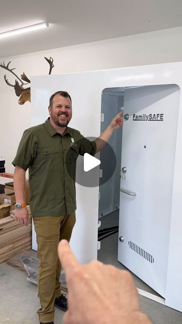 Matt Risinger on Instagram: "This steel box is a bolt in place storm shelter that doubles as a Panic Room/Safe. If you’re in a tornado zone this is a very affordable option. #tornadoshelter #stormshelter #saferoom #panicroom" Tornado Safe Room Ideas, Storm Shelter Ideas Decor, Storm Shelter Ideas, Isolation Room, Tornado Safe Room, Vault Room, Tornado Shelter, Panic Rooms, Storm Shelter