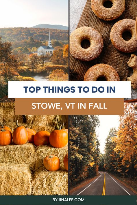 October is an amazing time to visit Stowe, Vermont. From scenic viewpoints to cozy activities, this guide covers the top things to do and see. Get ready to experience the beauty and charm of this iconic New England town during the fall season. Things To Do In Stowe Vermont, Vermont Things To Do In Fall, Route 100 Vermont Fall, Stowe Vermont Fall, Vermont In The Fall, Cozy Activities, Fall Destinations, New England Town, England Town