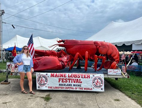 Of course I had to visit the lobster capital of the world!! ESPECIALLY during their lobster festival!!! 🦞🫶🏻 . . . . . #travel #maine #visitmaine #rocklandmaine #lobster #lobsterfest #lobsterfestival #lobsterlover #newengland Lobster Festival, Maine Lobster Festival, Lobster Fest, Rockland Maine, Travel Maine, Lobster Fishing, Festival Aesthetic, Visit Maine, Maine Lobster