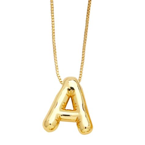 Unleash your style with our Gold Bubble Letter Necklace – a chic and playful accessory to elevate your look. Plated in radiant 18k gold, each letter exudes individuality and charm. The bold, bubbly design makes a statement, whether worn solo or layered for an on-trend look. 18k Gold Plated 18in *PREORDER - This item is Bubble Letter Necklace, Summer Wishlist, Gold Bubbles, Bubble Letter, Wishlist 2024, Preppy Jewelry, Big Bubbles, Coastal Granddaughter, Bubble Necklaces