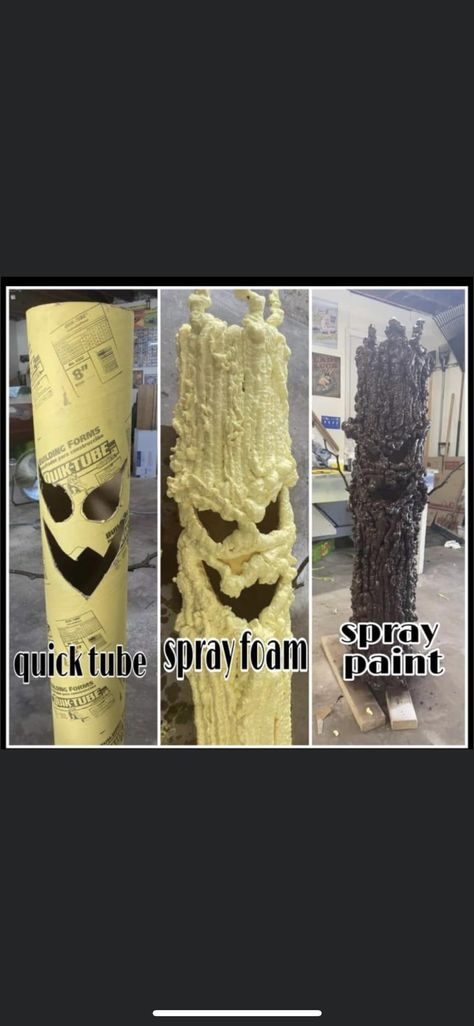 Scary Trees, Haunted Tree, Halloween Movie Night, Halloween Graveyard, Halloween Tree, Halloween Movie, Spray Foam, Halloween Trees, Halloween 2