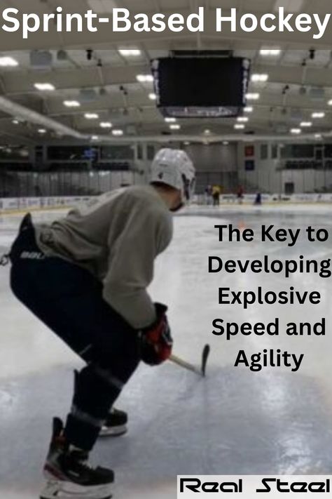 Hockey is an explosive, fast-paced game that requires a high level of speed and agility to be successful. Sprint-Based Hockey is a method of training that focuses on developing these attributes in players by limiting their movement area and implementing short sprints with short rest times. Weight Lifting Program, Hockey Workouts, Hockey Diy, Hockey Practice, Lifting Programs, Area Games, How To Get Faster, Hockey Drills, Team Morale