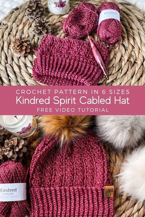 Crochet Cabled Hat, Crochet Beanie Bulky Yarn Pattern Free, Cable Crochet Beanie, Crochet Beanie 3 Weight Yarn Free, Adult Hat Crochet Pattern, Free Knit Baby Hat Patterns, Crochet Hat For Kids Free Pattern, Crochet Winter Hat Free Pattern, Crochet Beanies Free Pattern