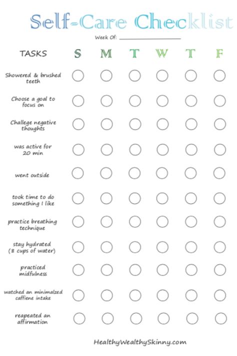 Self Care Checklist: Start Taking Care of YOU - Healthy Wealthy Skinny Grab this free self care check list printable to help you manage your daily self care routine. #selfcare #selfcareprintable #selfcareroutine #HWS #healthywealthyskinny Self Care Check In, Physical Self Care Checklist, Basic Self Care Checklist, Self Care Checklist For Teenagers, Daily Self Care Checklist, Weekly Self Care, Self Care Checklist Daily Weekly Monthly, Short Aesthetic, Beauty Routine Schedule