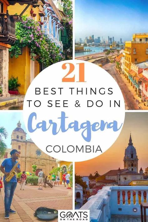 Planning a trip to Colombia? You need to put the beautiful and historical Caribbean city, Cartagena on your itinerary. We’ve got tips on fun things to do in this colourful city, from exploring the streets, eating delicious food, visiting the nearby crater lakes and more. | #southamerica #prettycities #colombiatravel Cartagena Colombia Travel, Colombia Travel Guide, South America Travel Destinations, Trip To Colombia, Visit Colombia, Latin America Travel, Colombia Travel, Central America Travel, Travel South