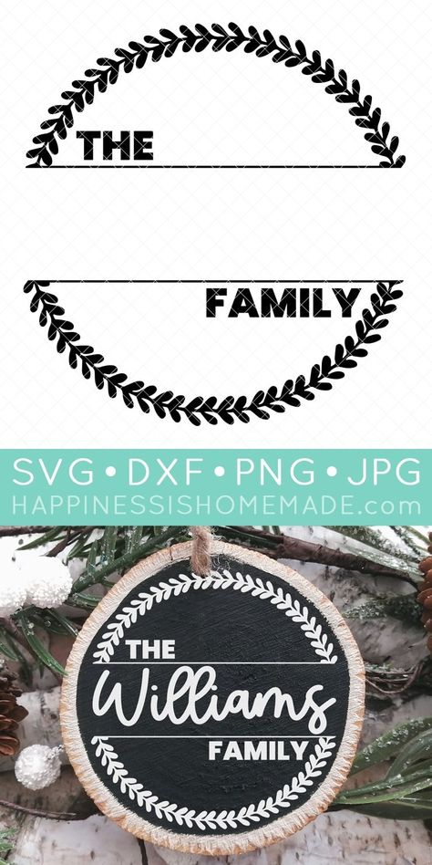 Cricut Christmas Svg Files Free, Free Family Svg Files For Cricut, Free Holiday Svg Files For Cricut, Cricut Family Ornaments, Stencil Svg Free, Circut Designs Free, Free Svg Files For Cricut Shirts, Family Svg Free, Cricut Projects Gifts