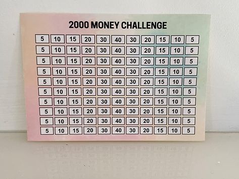 Money Envelope Challenge, Money Tin, Envelope Challenge, Money Spells That Work, Money Envelope, Money Budget, Debt Tracker, Box Sticker, Sticky Paper