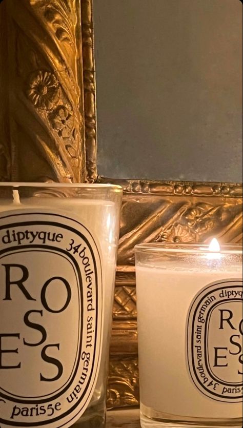 Diptique Candle Aesthetic, Dyptique Candles Aesthetic, Diptyque Candles Aesthetic, Candle Aestethic, Diptyque Aesthetic, Diptyque Rose, Dyptique Candles, Diptique Candle, Itgirl Aesthetic