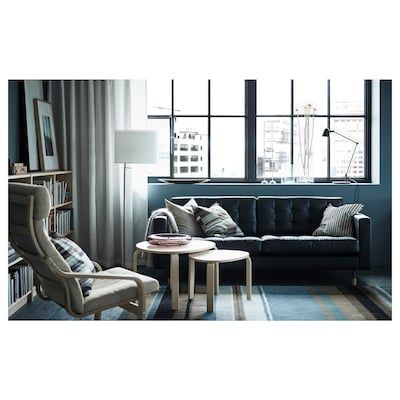 Side Tables & End Tables - IKEA Landskrona Sofa, Ikea Landskrona, Ikea Bank, Sofa Kulit, Three Seat Sofa, Sofa Frame, Dream Living, Small Flat, Nesting Tables