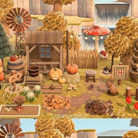 Acnh Autumn Nooks Cranny, Acnh Fall Cottagecore, Fall Acnh Ideas, Fall Acnh Island, Acnh Codes Cottagecore, Fallcore Acnh, Fall Acnh Codes, Acnh Autumn Codes, Cottagecore Acnh Codes