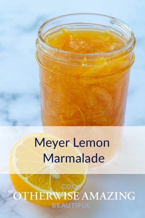 Marmelade Recipe, Lemon Marmalade Recipe, Homemade Sandwiches, Fruit Sandwiches, Meyer Lemon Recipes, Lemon Jam, Lemon Marmalade, Fruit Sandwich, Winter Breakfast