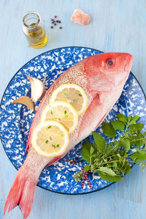 Roasted Whole Red Snapper, Healthy and Easy Recipe at Cooking Melangery Whole Red Snapper, Lent Recipes, Roasted Pear, Red Snapper, Entertaining Recipes, Portuguese Recipes, Fish Dishes, Beautiful Food, Fish And Seafood