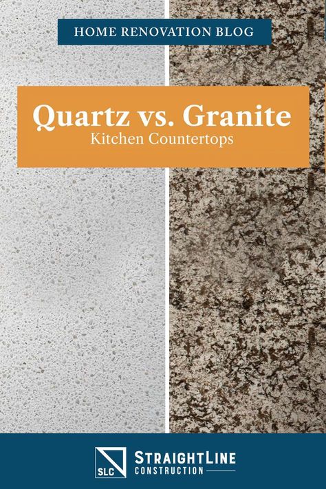 Quartz Countertops Vs Granite, Granite Vs Quartz Vs Marble, Granite Vs Quartz Countertops, Popular Granite Countertops, Granite Vs Quartz, Quartz Vs Granite Countertops, Painted Granite Countertops, Granite Kitchen Countertop, Cost Of Granite Countertops