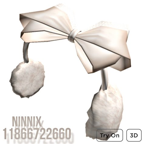 Earmuff Codes Bloxburg, Pink Fur Bag, Accessory Codes, Winter Earmuffs, Pelo Cafe, Berry Codes, Roblox Aesthetic, Roblox Image Ids, Roblox Code