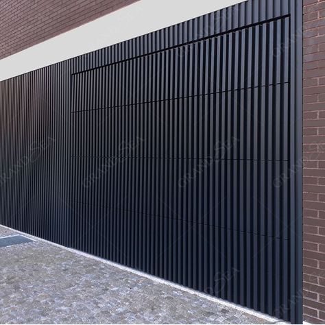 Steel Garage Door, Aluminium Garage Doors, Aluminum Garage, Sectional Garage Doors, Glass Garage Door, Garage Door Design, Timber Cladding, Door Design, Flush Mount