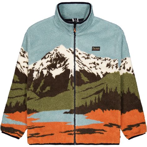 Rock this bold  outdoor-inspired design from the coffee shop to the crag. The men's Picture Organic Hafdals Zip fleece jacket is the perfect combo of cozy warmth and eye-catching style. Fleece Zip Up, Mens Winter Streetwear, Men’s Gift Ideas, Granola Fleece, Men’s Gifts, Patagonia Design, Winter Style Men, Men Christmas Gifts, Mountain Fashion