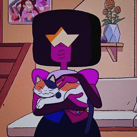 A Cartoon, Steven Universe, A Cat, Garnet, Lotus, Universe