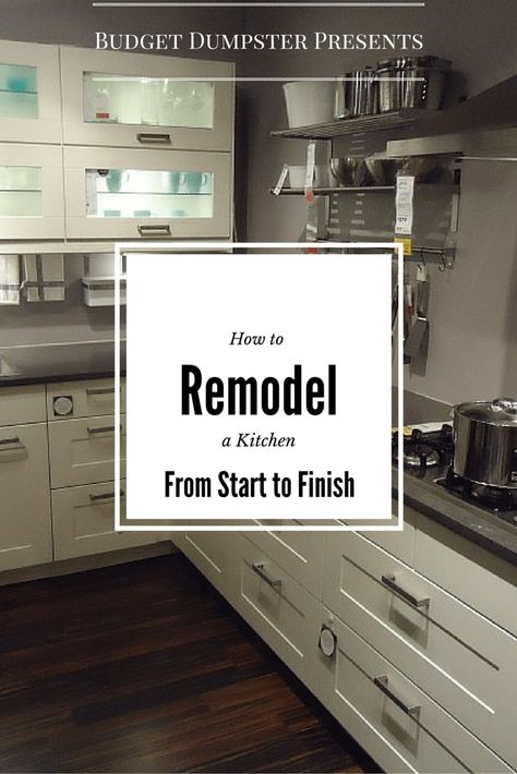 Kitchen Remodeling from start to finish: Follow our step-by-step guide to both DIY & professional kitchen remodels and learn what you can expect over the course of your project. Cost Of Kitchen Remodel, 12x12 Kitchen, Kitchen Remodel Cost Estimator, Cost Kitchen, 10x10 Kitchen, Ikea Kitchen Remodel, Kitchen Remodel Cost, House Plan Gallery, Beautiful Home Designs