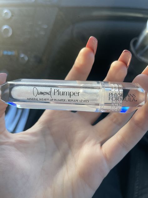 Diamond Plumper, Best Clear Lipgloss, Clear Lip Gloss Aesthetic, Physicians Formula Lip Plumper, Diamond Lip Plumper, Physicians Formula Diamond Plumper, Luxury Lip Gloss Aesthetic, Diamond Plumper Lip Gloss, Love Lips