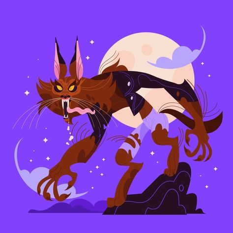 Werewolf Hands, Werewolf Illustration, Vector Hand, Vector Photo, Graphic Resources, Hand Drawn, Vector Free, Vector Illustration, How To Draw Hands