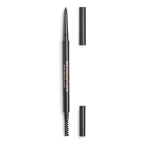 Amazon.com : Revolution Beauty, Precise Brow Pencil, Double Ended, Ultra-Fine Pencil Tool, Includes Spoolie Brush, Dark Brown, 0.001 Oz : Beauty & Personal Care Sparse Brows, Makeup Revolution London, Pencil Tool, Spoolie Brush, Full Brows, Eyebrow Shape, Brow Pencil, Brow Pencils, Eyebrow Pencil