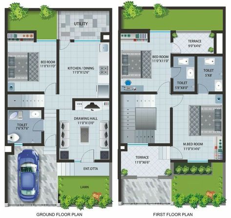 Row Houses Plans, Row Housing Plan, Row House Design Floor Plans, Rowhouse Floor Plan, Row House Floor Plan, Row House Plan, House Layout Design, Hq Wallpaper, Row House Design