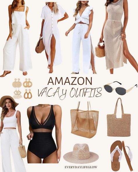 Amazon Vacay Outfits 🌴 Summer vacation | Summer Outfits Vacation Wear | Vacation Outfits #overfortyfashion #overfortystyle #resortwear #vacationoutfits Follow my shop @Erikaandrade on the@shop.LTK app to shop this post and get my exclusive app-only content! #liketkit #LTKover40 #LTKtravel #LTKswim @shop.Itk https://liketk.it/4FqAa Humid Vacation Outfits, Mexico Vacation Outfits Cancun Fashion, Beach Vacation Outfits Amazon, Mexico Vacation Outfits Cancun, Mexican Vacation Outfits, Aruba Vacation Outfits, Vacay Outfits Summer, Vacation Summer Outfits, Florida Vacation Outfits