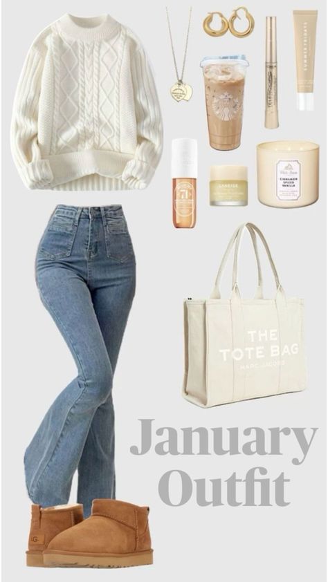 January Based On Birth Month, Based On Your Birth Month, January Outfits, Summer Fridays, Your Outfit, Birth Month, Cute Outfits, Tote Bag