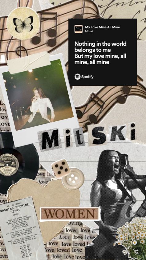 Music, music inspo, music suggestion, Mitski, Girl music, indie rock, punk rock, folk rock, art pop, funk pop, alternative, aesthetic, grungy Indie Folk Aesthetic, Alternative Aesthetic, Funk Pop, Rock Aesthetic, Baby Bangs, Women Lipstick, Folk Rock, Indie Pop, Rock Punk