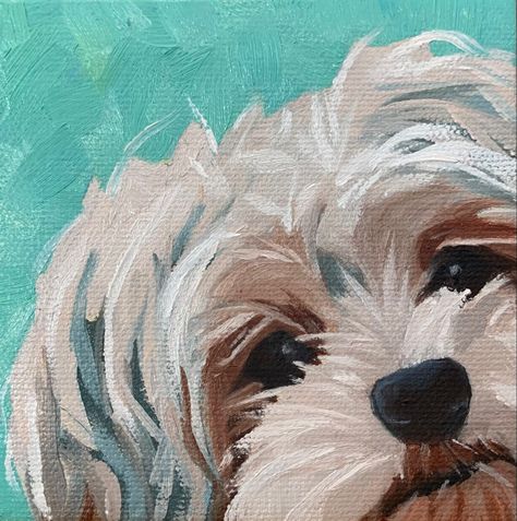 Dog Watercolor Painting, Bear Painting, Dog Portraits Painting, Dog Portraits Art, Puppy Art, 강아지 그림, Animal Quilts, Animal Photos, Mini Canvas Art