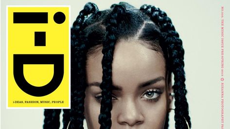 Over ten years, seven albums, seven Grammys, two Brits and countless number ones, Rihanna has gone from teen ingénue to worldwide icon. With her eighth album, R8, due any day, we Pour It Up to the Good Girl who we hope will always stay Bad! I D Magazine Cover, Rihanna Cover, Black Hair Magazine, Rihanna News, Dark Lip, I D Magazine, Poetic Justice Braids, Boxer Braids, The Real Slim Shady