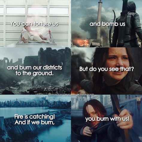 IF WE BURN, YOU BURN WITH US. Hunger Games If We Burn You Burn With Us, If We Burn You Burn With Us, Die Tribute Von Panem, Hunger Games Pin, Divergent Hunger Games, Hunger Games Cast, Fandom Quotes, Hunger Games Memes, Hunger Games Quotes