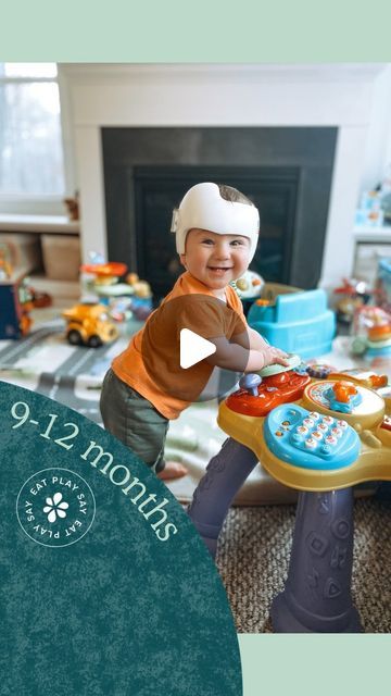 Jordyn Koveleski Gorman | Speech + Feeding Mom on Instagram: "☀️ Comment “PLAY” and I’ll send you our most popular FREE Guides: The Baby + Toddler Toy Guide and The Skill Building Guide! ☀️

👋 Hi, I’m Jordyn: Speech-Language Pathologist, Feeding Specialist, and Mom. My goal is to educate parents on how to support their little one’s speech and feeding skills at home! 🥑 

The period between 9-12 months is exciting! Random babbles turn into purposeful communication and baby is about to say their first word! Here is a snapshot of what development looks like between 9-12 months. 

⭐️ 9-12 MONTH MILESTONES ⭐️

☀️ Performs for social attention/a reaction
☀️ Calls out to others vocally
☀️ Participates in peek-a-boo and other anticipation games
☀️ Waves or starts to use other gestures 
☀️ Holds o Baby Games 9-12 Months, Month Milestones, 12 Month Milestones, Toy Guide, Skill Building, Speech Language Pathologist, Speech Language Pathologists, Baby Games, Baby Toddler Toys