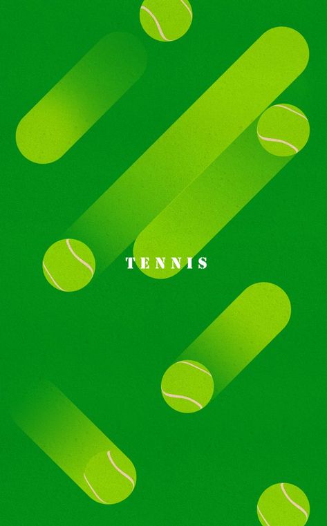 Movement In Typography, Tennis Typography, Movement Graphic Design, Movement In Design, Simple Poster Design, Circle Poster, Tennis Poster, Movement Design, Tennis Posters