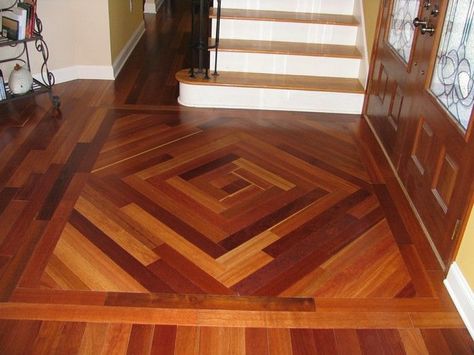 Havana House, Floor Inlay, Floor Pattern Design, Wood Floor Pattern, Woodworking Plans Patterns, Transition Flooring, Herringbone Flooring, Wood Floor Design, Woodworking Projects Furniture