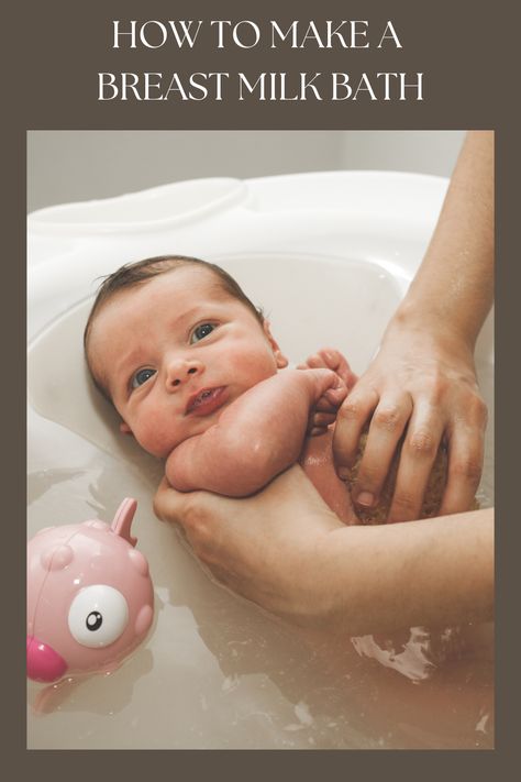 Tips and benefits of a breast milk bath Breastmilk Bath, Breast Milk Bath, Bath Recipes Diy, Milk Popsicles, Milk Bath Recipe, Baby Acne, Human Milk, Heat Rash, Nut Milk Bag