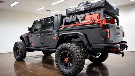 Dominate All With A Custom 2020 Jeep Gladiator Rubicon Overland Gladiator, Jeep Gladiator Custom, Accessoires 4x4, Tactical Truck, Jeep Jt, Custom Jeep Wrangler, Hacker Wallpaper, Dream Cars Jeep, Custom Jeep